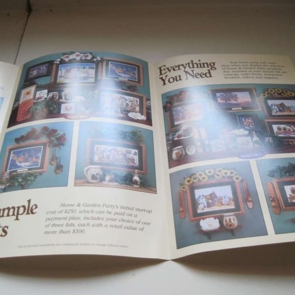 Home & Garden Party A Unique Work Opportunity Mini Catalog Sell Nostalgia Sample - Picture 3 of 7